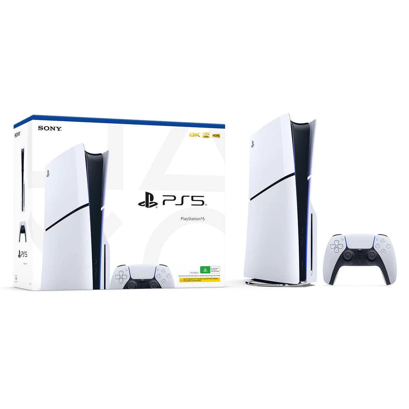 PS5 PlayStation 5 Slim Disc Console 1TB - White - Pristine - Refurbished Sony