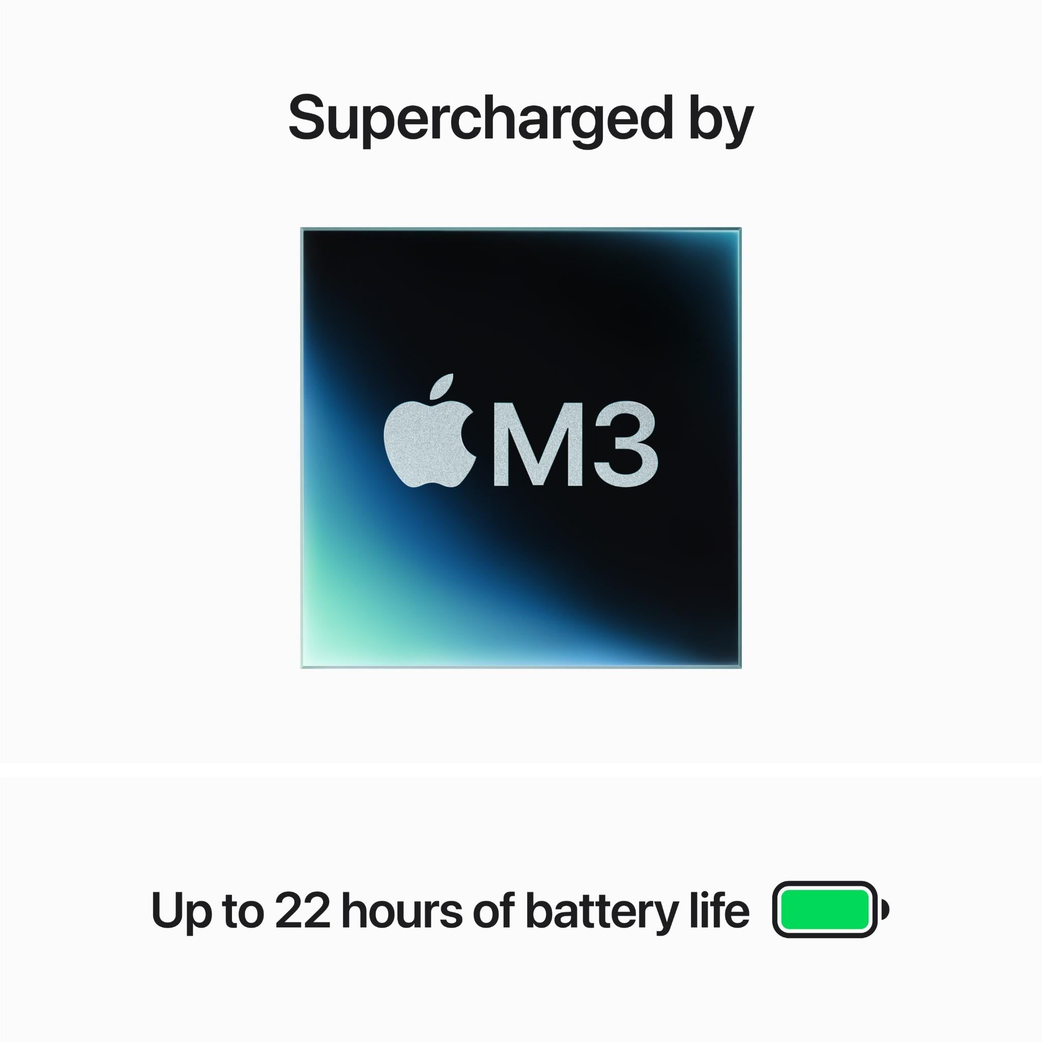 Apple MacBook Pro 14-inch with M3 Chip, 8-Core CPU 10-Core GPU 8GB RAM 512GB SSD - Space Grey (AU Version)