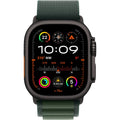 Apple Watch Ultra 2 49mm Titanium Case Black/Green Alpine Loop (M) GPS + Cellular Smartwatch Apple