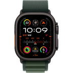 Apple Watch Ultra 2 49mm Titanium Case Black/Green Alpine Loop (M) GPS + Cellular Smartwatch Apple