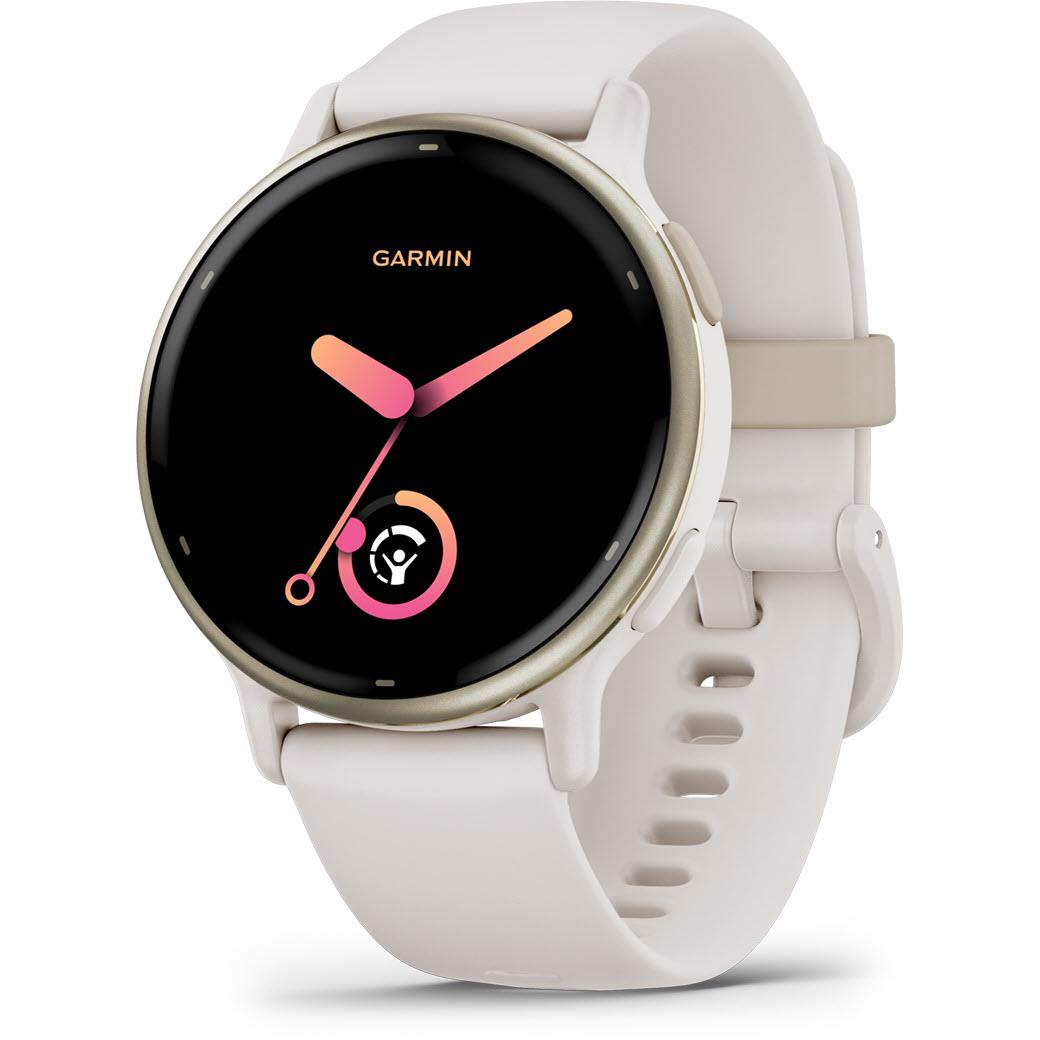 Garmin Vivoactive 5 Smart Watch - Cream Gold with Ivory case - Pristine - Refurbished Garmin