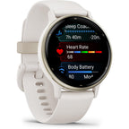 Garmin Vivoactive 5 Smart Watch - Cream Gold with Ivory case - Pristine - Refurbished Garmin