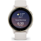 Garmin Vivoactive 5 Smart Watch - Cream Gold with Ivory case - Pristine - Refurbished Garmin