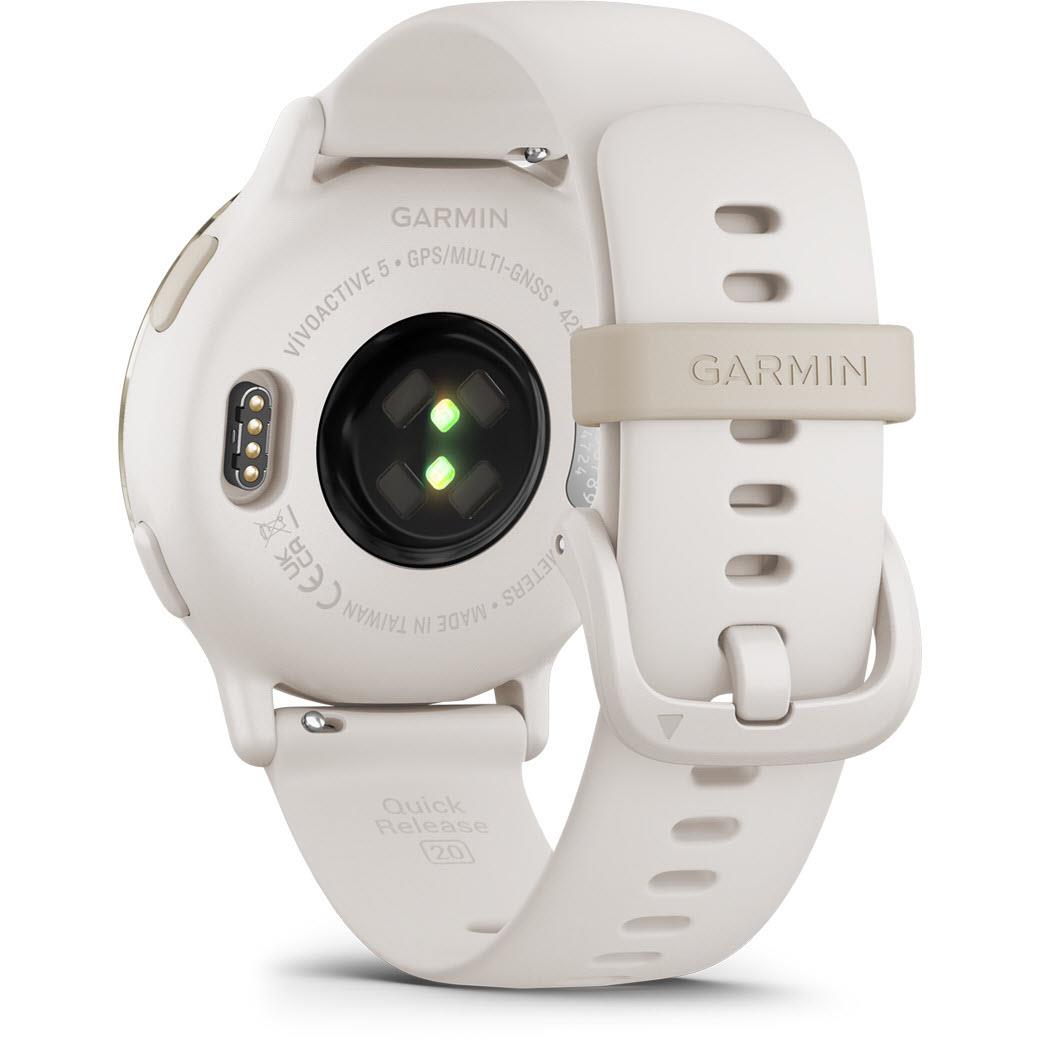 Garmin Vivoactive 5 Smart Watch - Cream Gold with Ivory case - Pristine - Refurbished Garmin