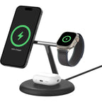 Belkin Boost Charge Pro 3-in-1 Magnetic Wireless Charging Stand Black - Pristine refurbished Belkin