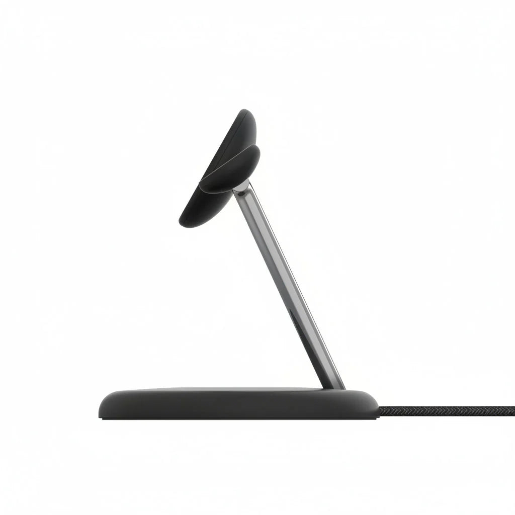Belkin BoostCharge Pro 3-in-1 Magnetic Charging Stand - Black - MagSafe Wireless Charger Belkin