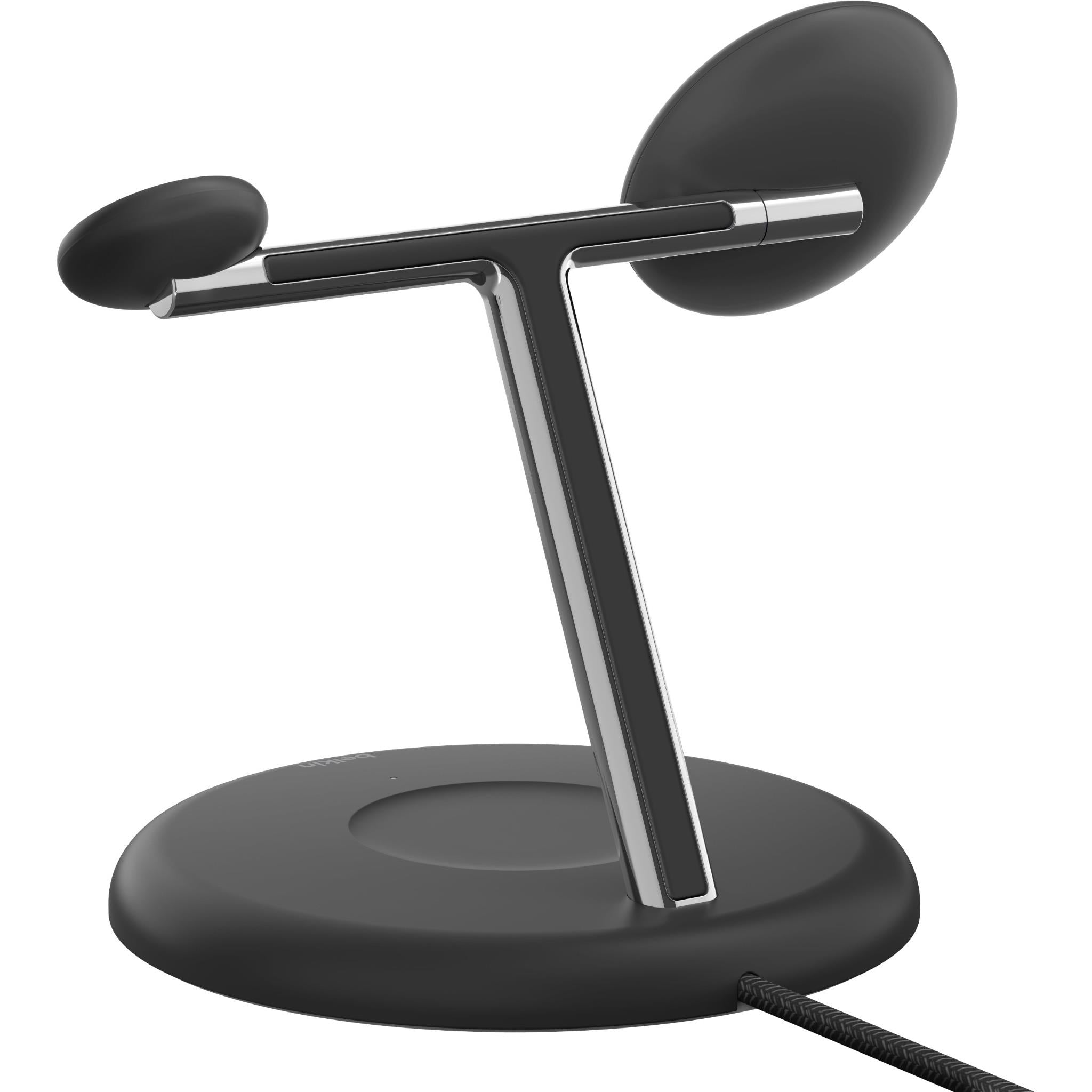 Belkin BoostCharge Pro 3-in-1 Magnetic Wireless Charging Stand with Qi2 15W - Black (Box Damaged)