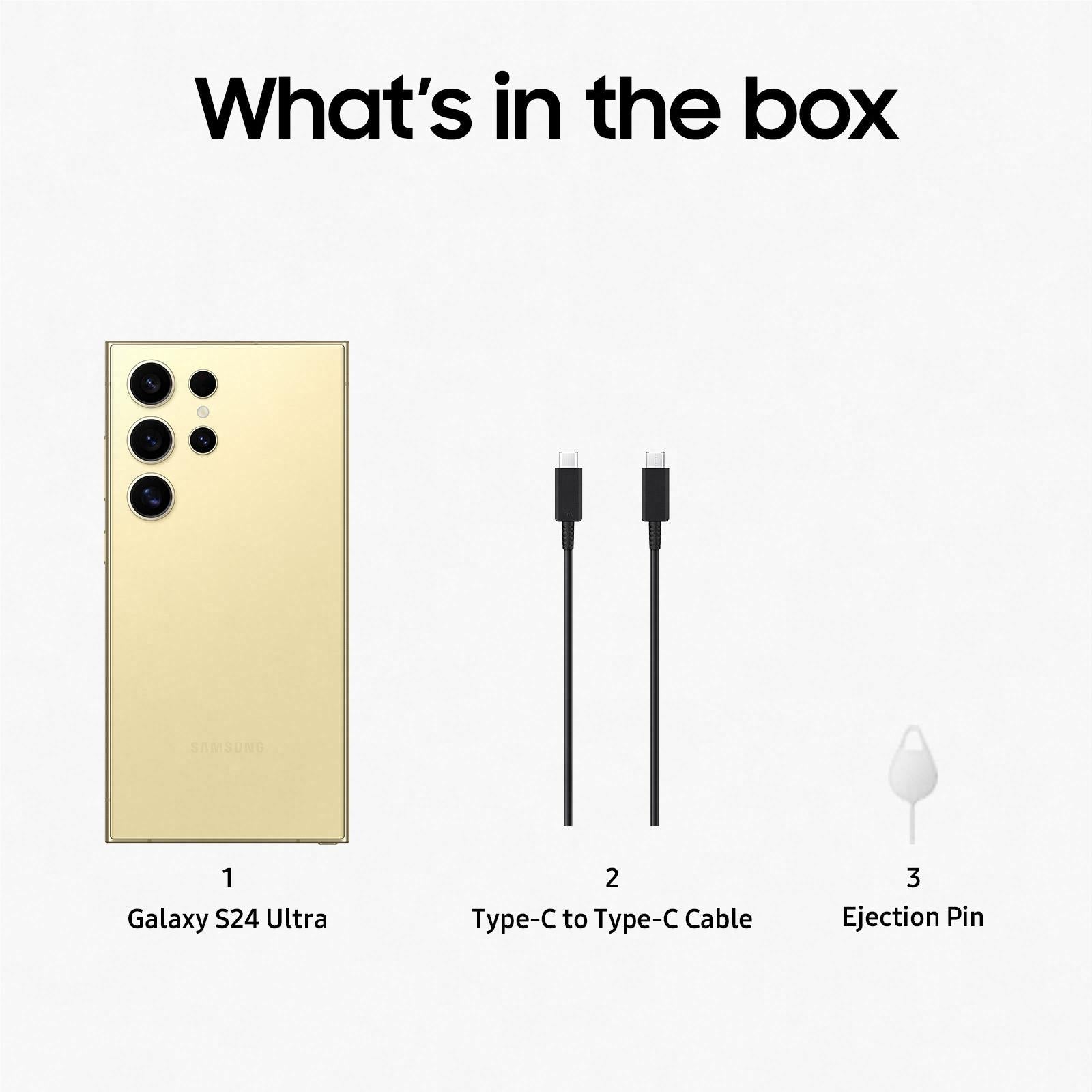 Samsung Galaxy S24 Ultra 5G 256GB - Titanium Yellow Samsung
