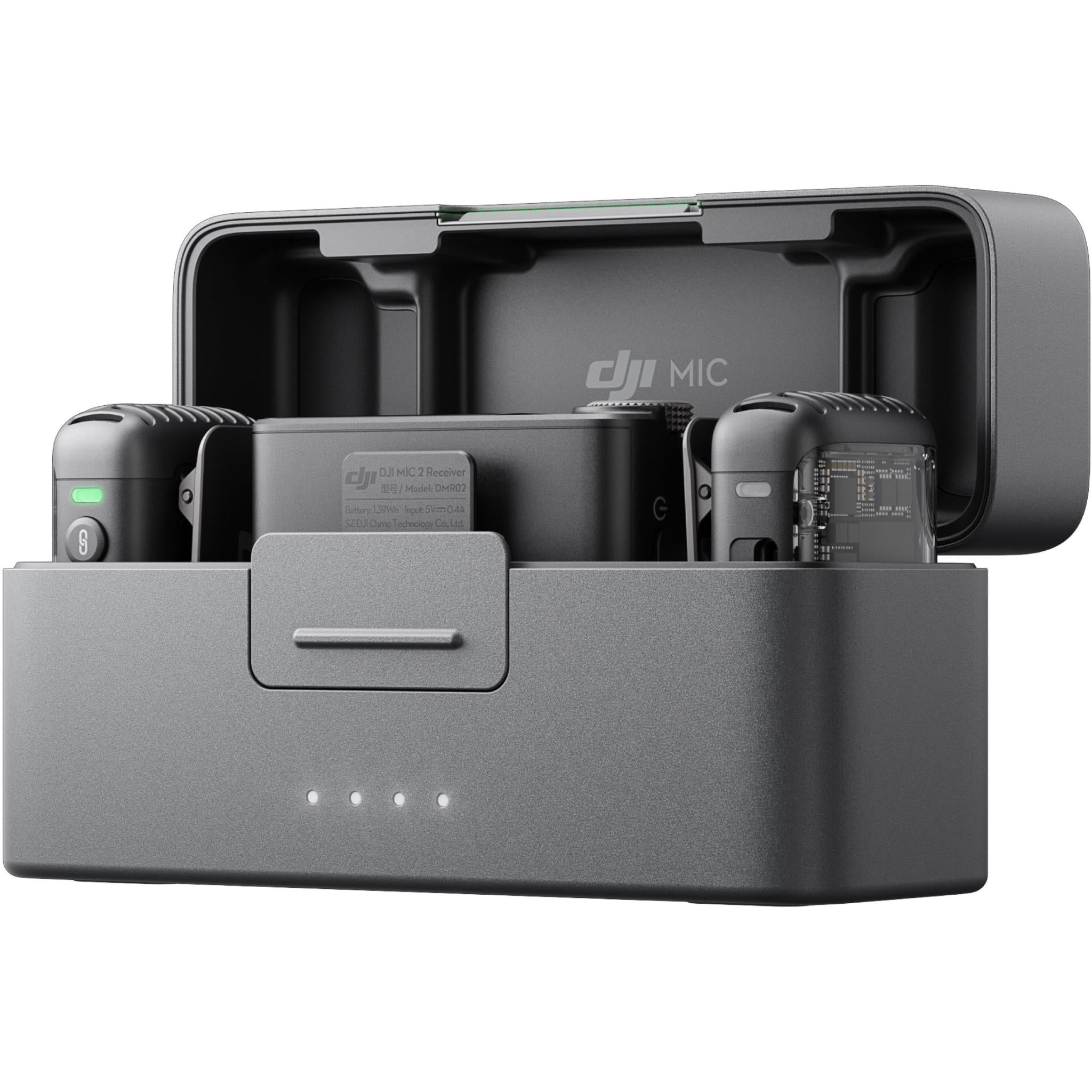 DJI Mic 2 (2TX + 1RX + Charging Case) - Black (AU Version)