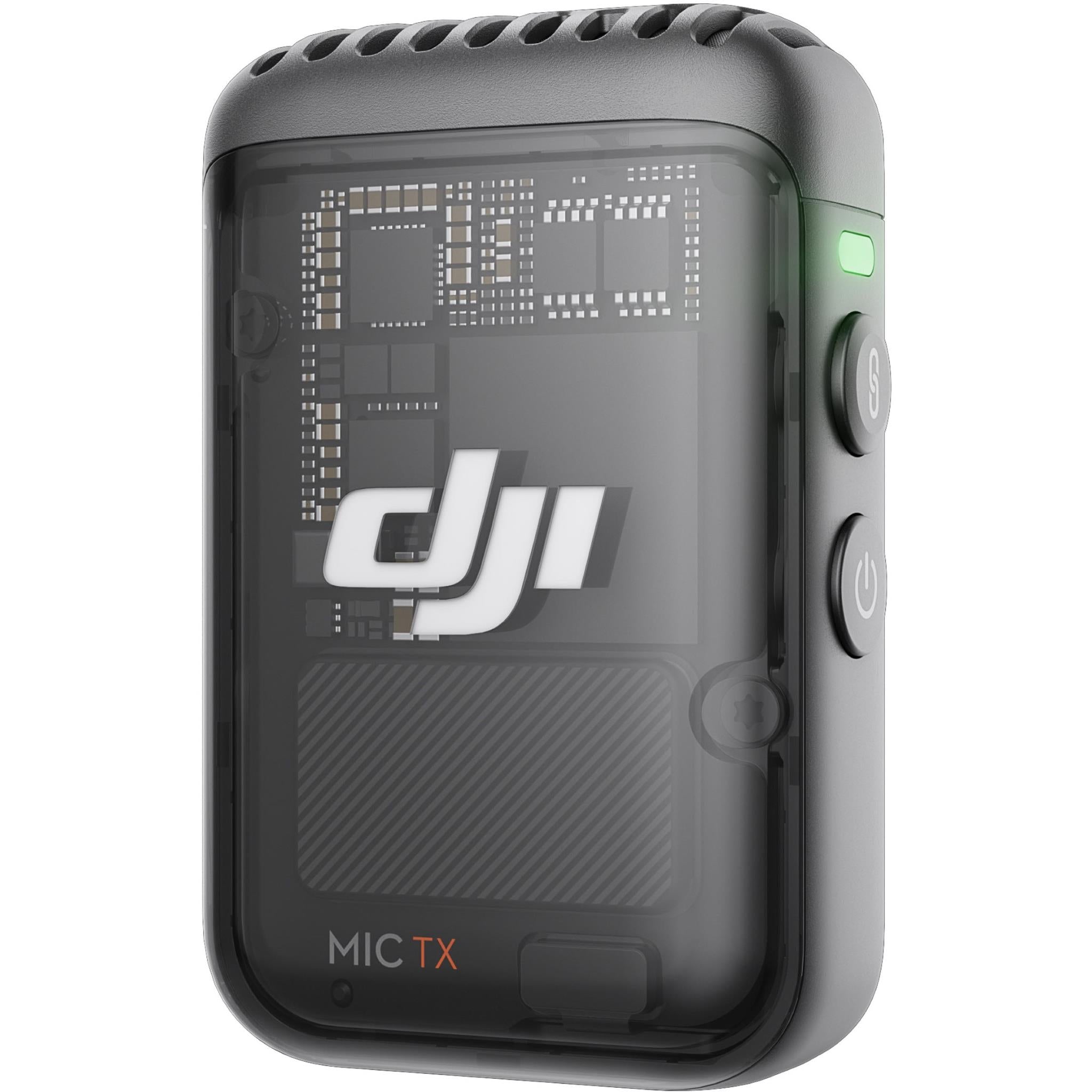 DJI Mic 2 Transmitter with Intelligent Noise Cancelling - Shadow Black (AU Version)