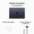 Apple MacBook Air 15-inch (M3, 10-Core GPU) – 8GB RAM, 256GB SSD, Midnight | AU Version (Open Never Used)
