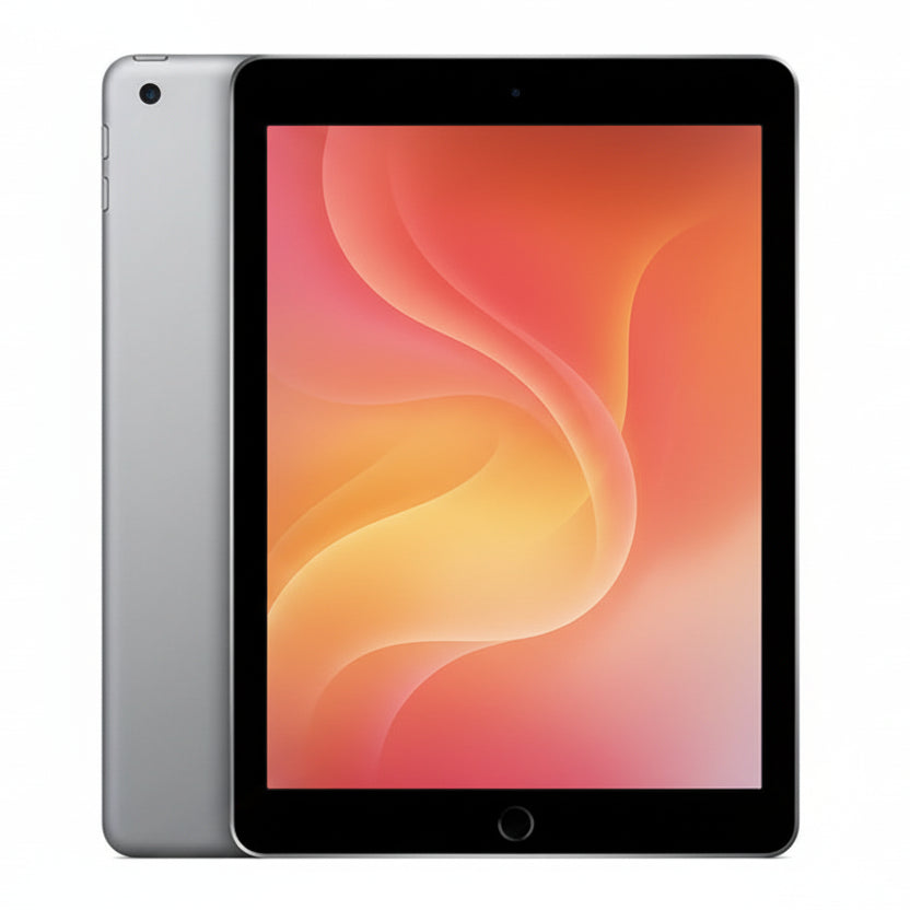 Apple iPad 6th GEN - WiFi / WiFi + Cellular, 32GB / 128GB, Silver, Space Gray & Gold - Acceptable - Refurbished