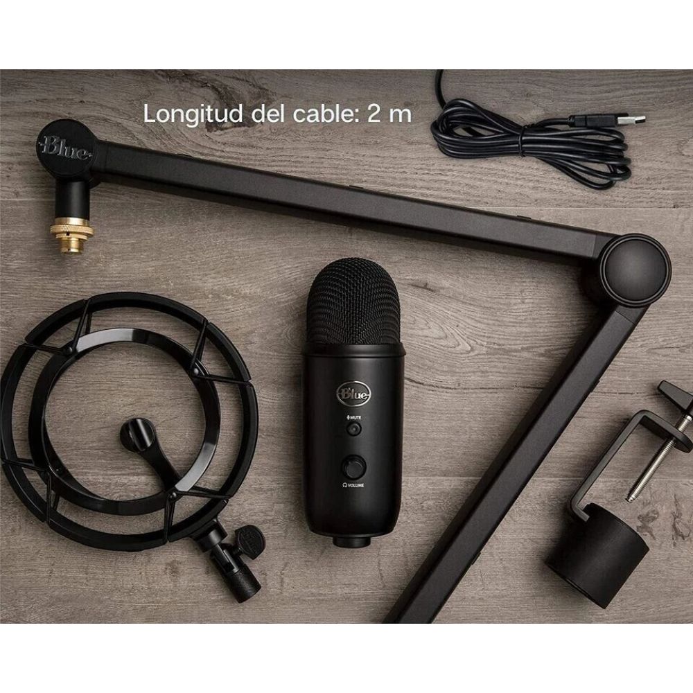 Logitech Blue Yeticaster – Complete Blue Yeti Mic Kit for Streaming & Recording, Black (Copy) Logitech