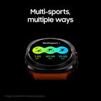 Samsung Galaxy Watch Ultra AI Smartwatch – Health Monitoring & Fitness Tracking, 47mm LTE, Titanium Grey - Pristine - Refurbished
