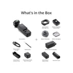 DJI Osmo Pocket 3 Creator Combo - 4K Vlogging Camera - 3-Axis Stabilization, Mic Included DJI