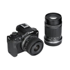 Canon EOS R50 Mirrorless Camera Kit (Black) with RF-S 18-45mm & RF-S 55-210mm Lens Bundle (Copy) canon