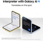 Samsung Galaxy Z Flip6 – 12GB RAM, 256GB Storage - Silver Shadow - (AU Version) - Excellent Refurbished SAMSUNG