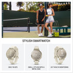 Garmin Lily 2 Smartwatch – Cream Gold with Coconut Silicone Band