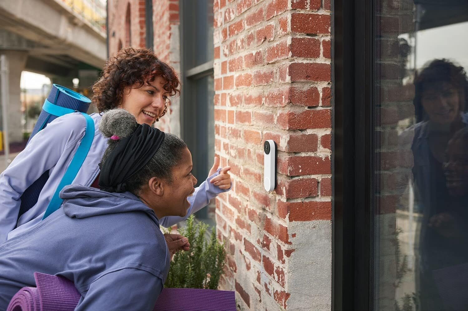 Google Nest Doorbell (Battery) - Wireless Smart Video Doorbell with Motion Detection & HD Video