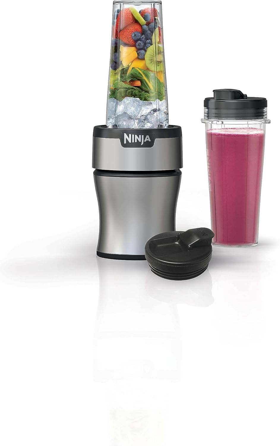 Powerful Ninja Nutri-Blender Plus 900W Personal Blender for Smoothies, Shakes & Ice Crushing Black - (AU Version)
