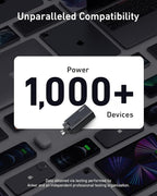 Anker 737 GaNPrime 120W 3-Port USB-C + USB-A Wall Charger (Compact High-Power) – Black ANKER