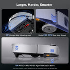Roborock Saros 10 Robot Vacuum Mop Ultra-Slim 22000Pa Suction Power DuoDivide Anti-Tangle Brush VibraRise 4.0 Mopping System with RockDock Ultra 2.0 - White - Brand New Roborock