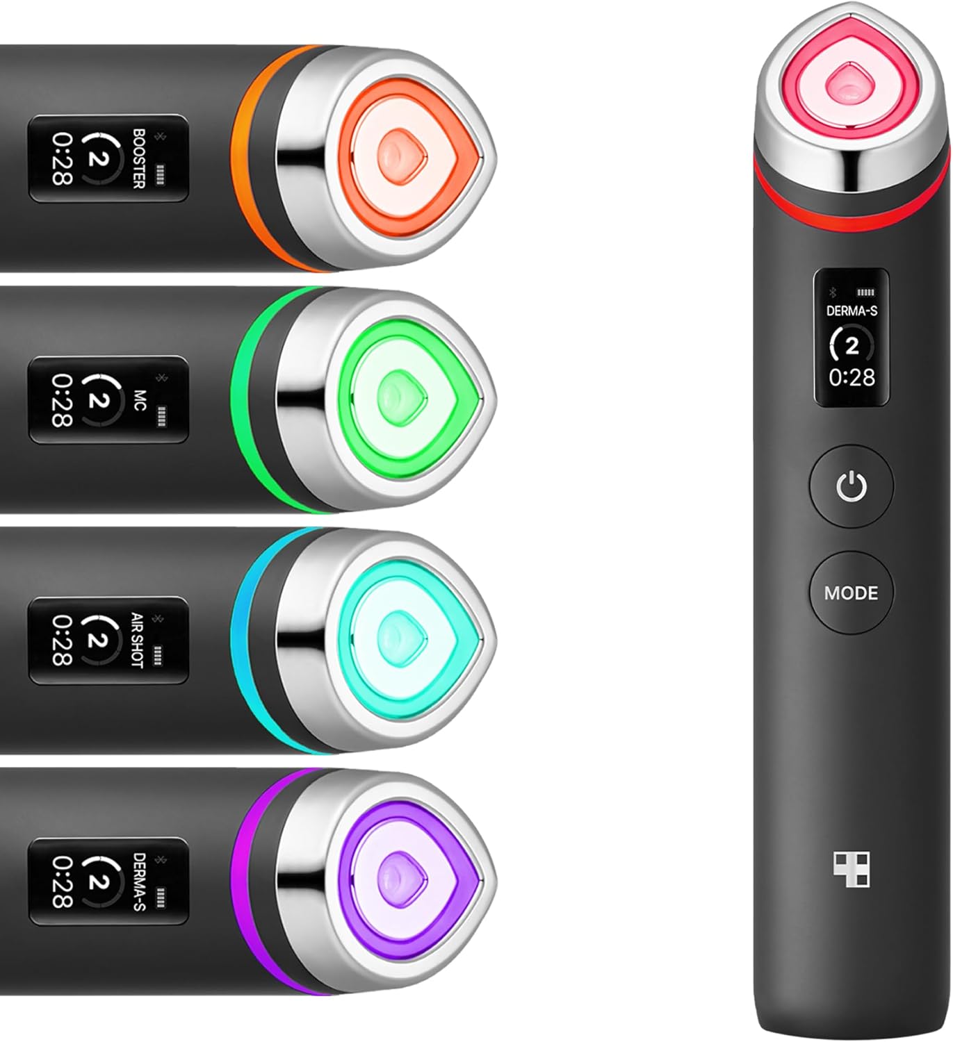 Medicube Age-R Booster Pro - 6-in-1 Real Glass Glow Device | Enhanced Absorption, Radiance, Elasticity, Pore Care | LED Anti-Wrinkle Korean Skin Care Device