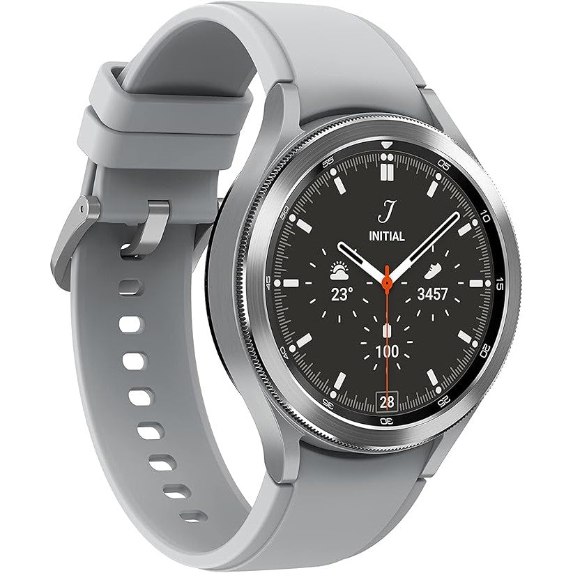 Samsung Galaxy Watch 4 Classic 46MM Bluetooth - Silver Excellent- Refurbished Samsung