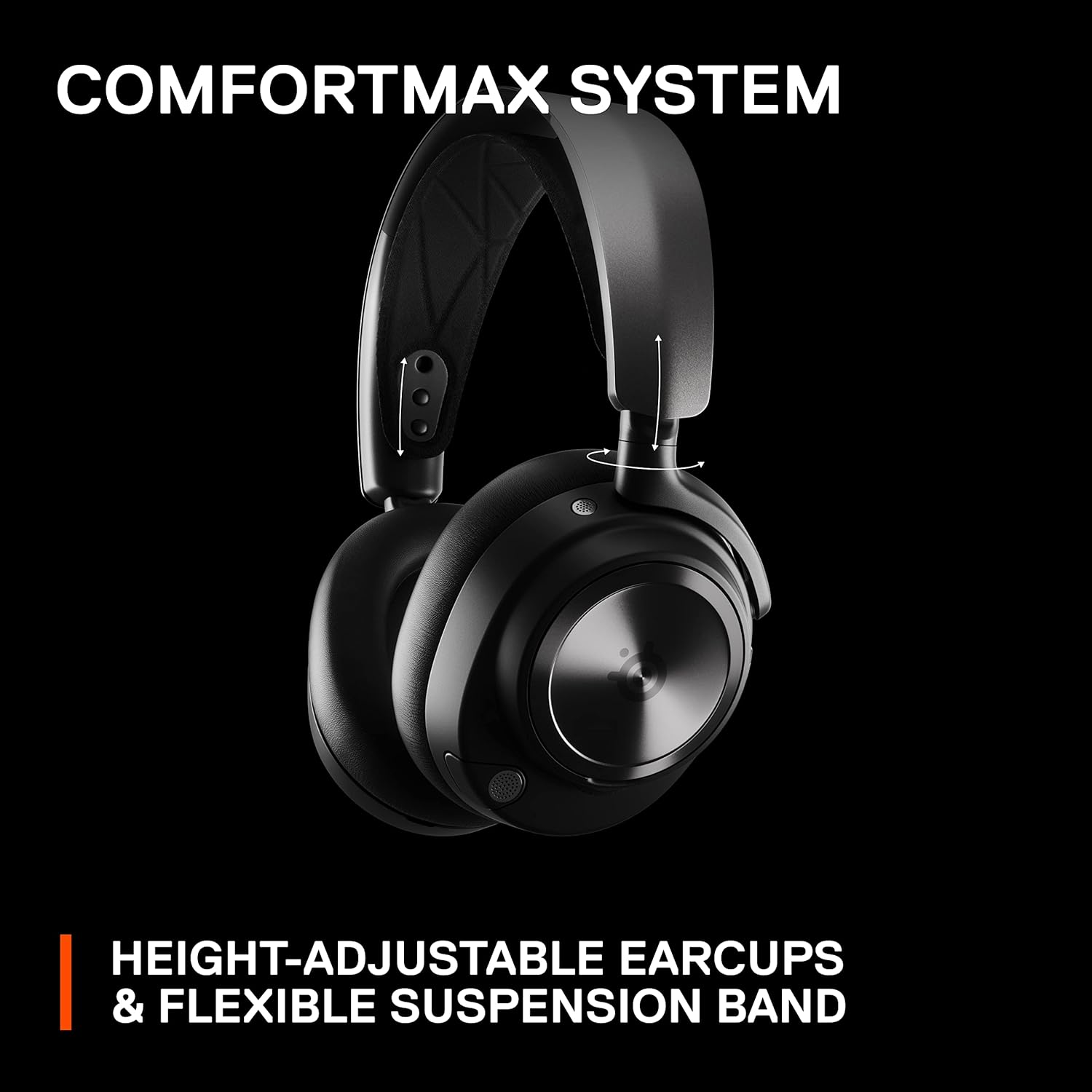 SteelSeries Arctis Nova Pro Wireless + Bluetooth - PC, PlayStation & Switch - Active Noise Cancellation, Dual 36+ Hour Battery, AI Noise-Cancelling ClearCast Gen 2 Mic