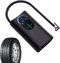 Portable Car Tire Inflator Wired Pump Car Motorcycle Bike Pump - Black