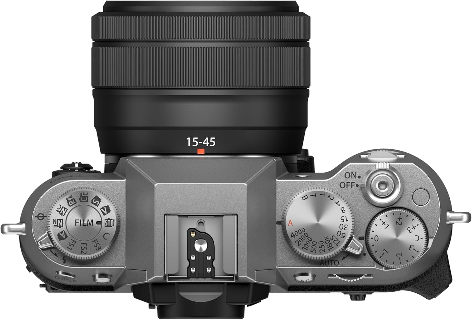 Fujifilm X-T50 Silver Mirrorless Camera Body – High-Resolution Sensor