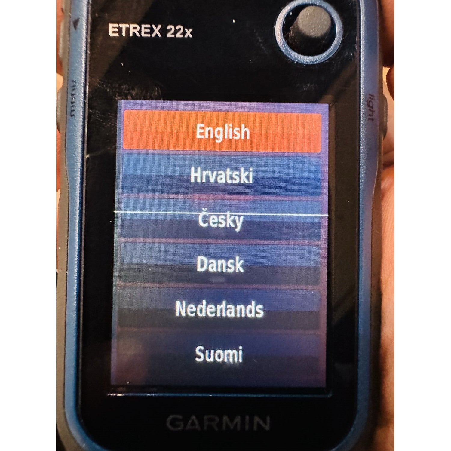 Garmin eTrex 22x Rugged Handheld GPS Navigator Black/Blue (AU Version) - Pristine – Refurbished Garmin