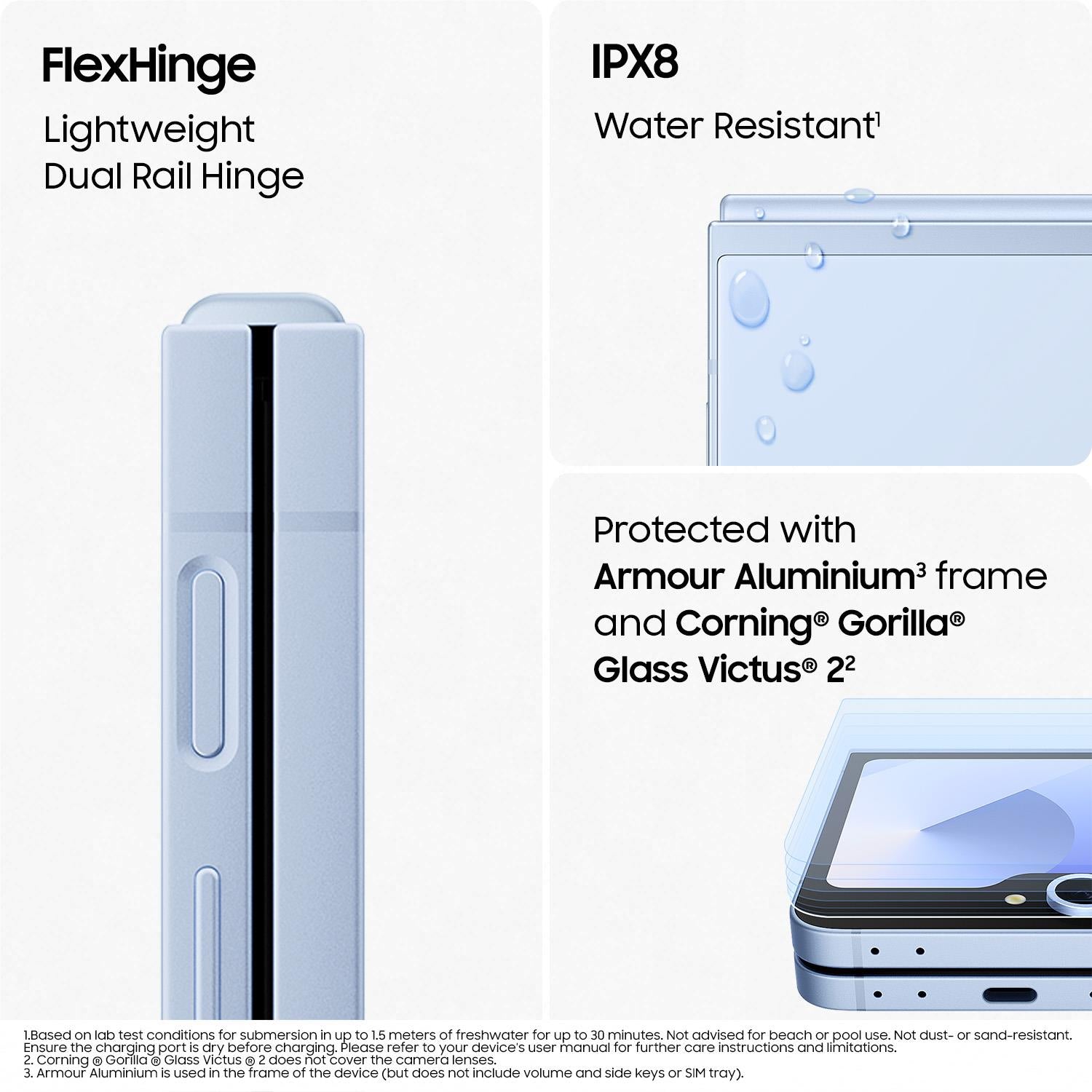 Samsung Galaxy Z Flip6 5G 12GB 256GB Blue - (AU Version) - Pristine – Refurbished samsung