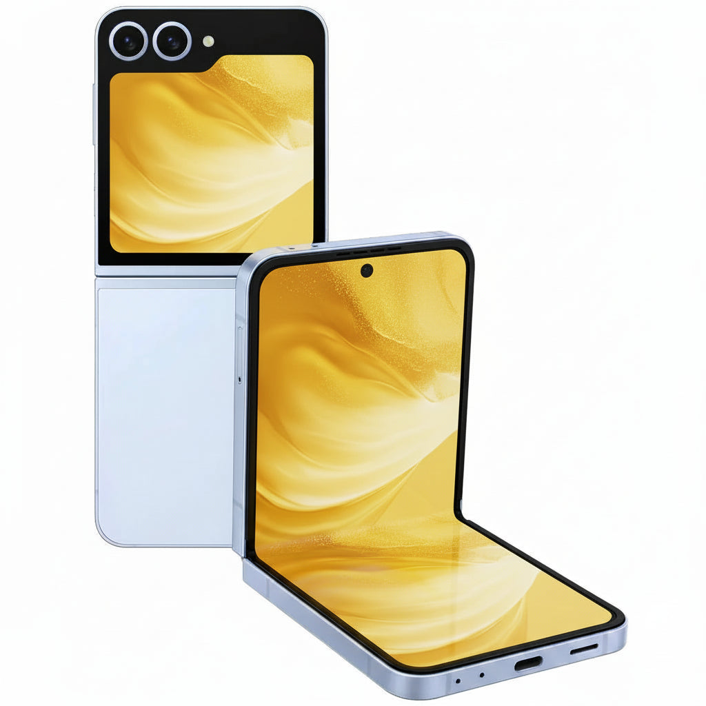 Samsung Galaxy Z Flip6 5G 12GB RAM 256/512GB - Blue/Mint/Silver/Yellow/Black/Green/Peach - Refurbished - Pristine Samsung
