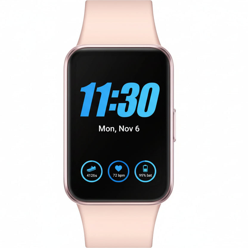 Samsung Galaxy Fit3 Smartwatch Pink Gold Excellent-Refurbished