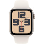 Apple Watch SE (2nd Gen) 44mm Silver Aluminium Case with Silver Sport Band - GPS (Refurbished Grade-B)