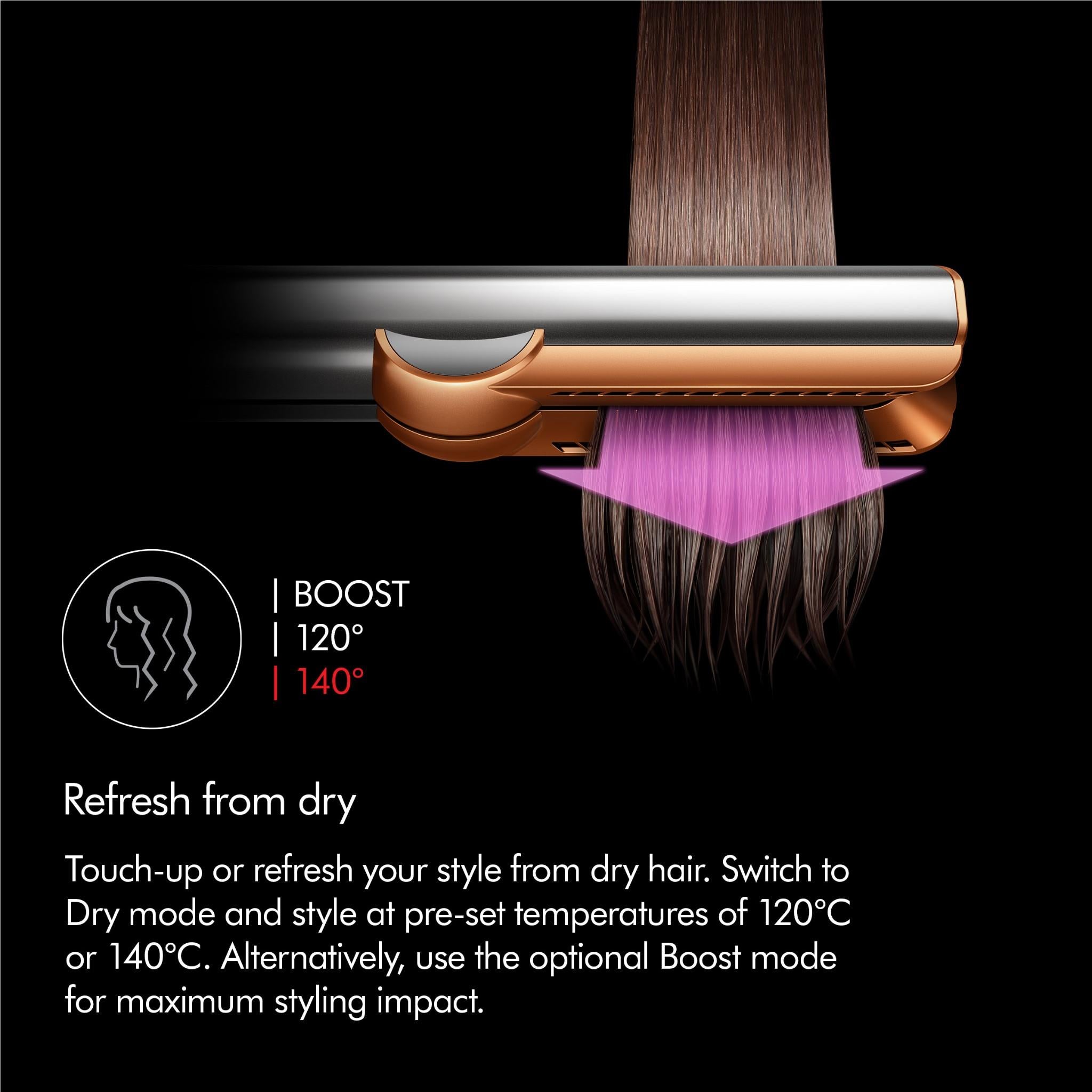 Dyson AirStrait Straightener (Bright Nickel/Copper)