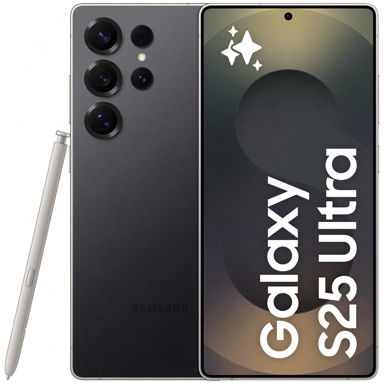 Samsung Galaxy S25 Ultra 5G AI Smartphone 256GB – 200MP Camera Black - Pristine - Refurbished