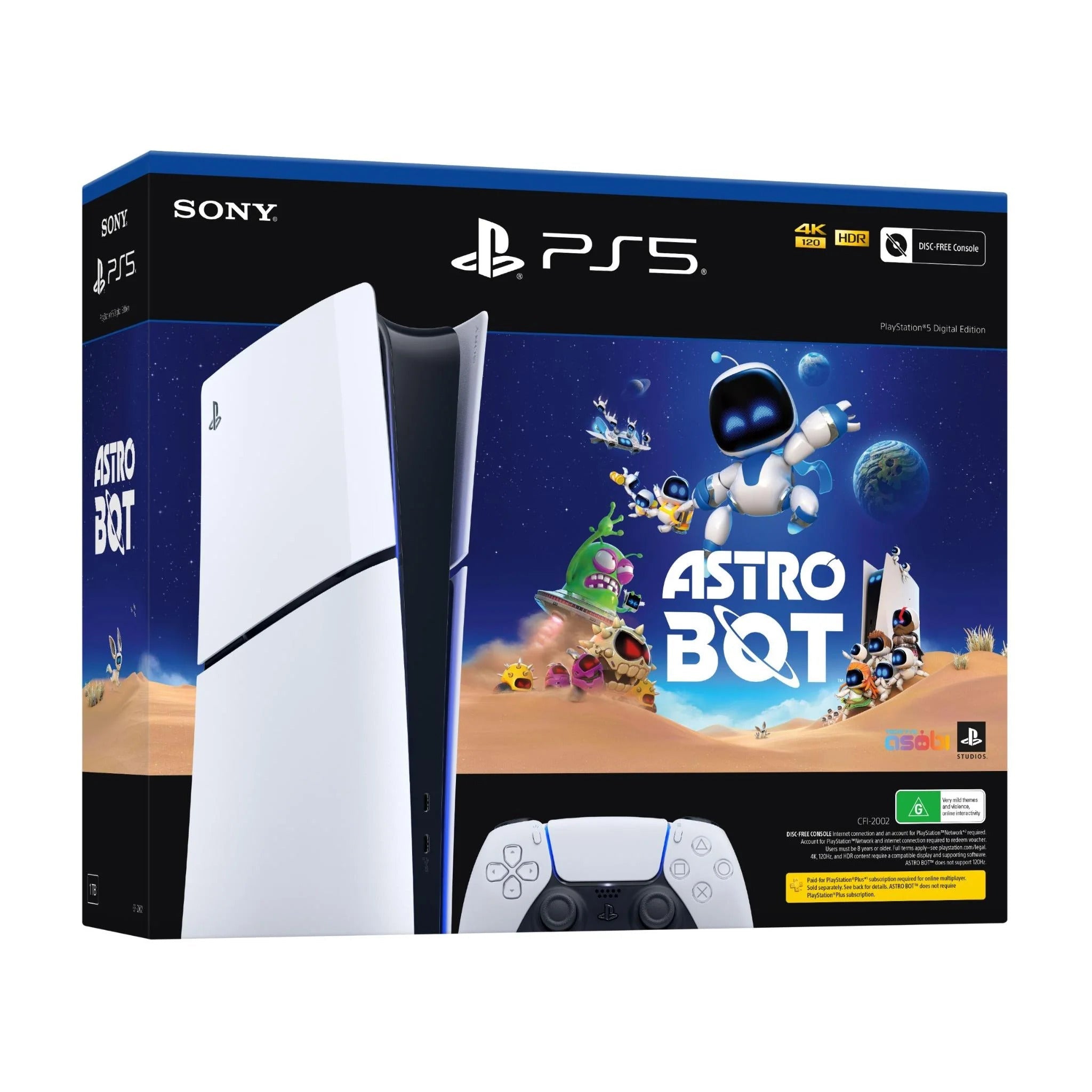 Sony PlayStation 5 Slim Digital Edition 1TB Console – ASTRO BOT Bundle SONY