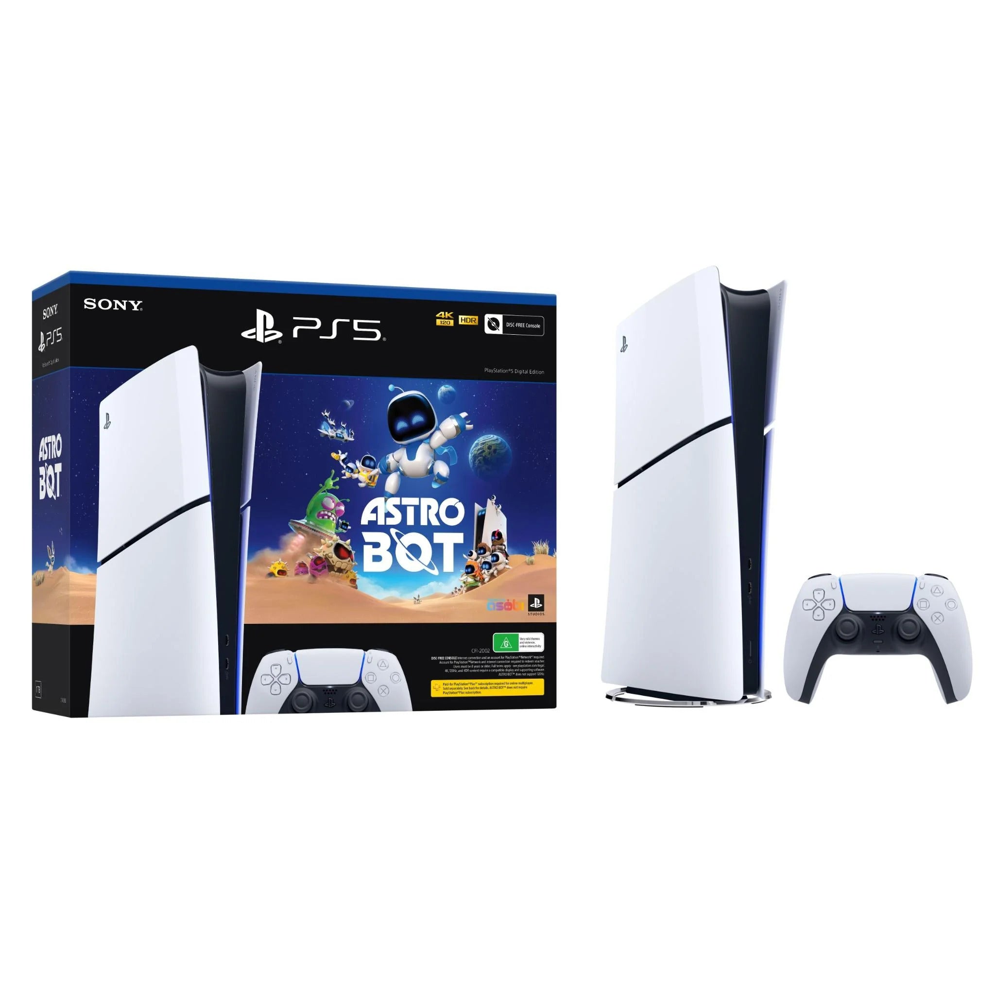 Sony PlayStation 5 Slim Digital Edition 1TB Console – ASTRO BOT Bundle