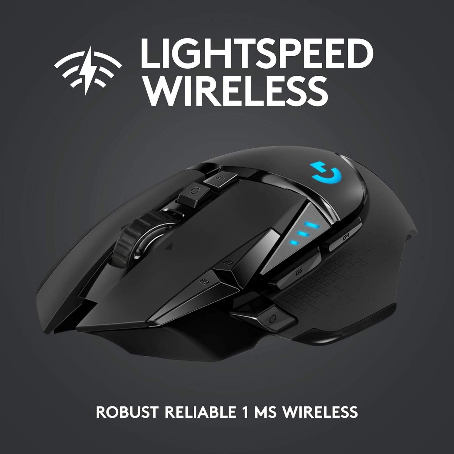 Logitech G502 Lightspeed Wireless Gaming Mouse with Hero 25K Sensor