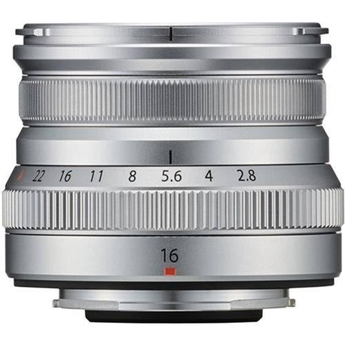 Fujifilm XF 16mm F2.8 R WR Lens (Silver) – Compact Wide-Angle Prime for X-Series Cameras