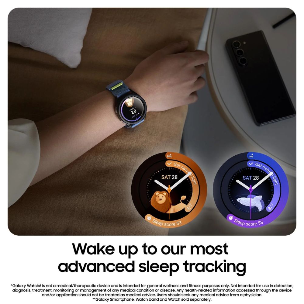 Samsung Galaxy Watch6 Classic 47mm Bluetooth - Silver - Pristine Refurbished Samsung