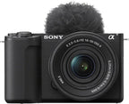 Sony ZV-E10 II Mirrorless Camera with 16-50mm Lens (ZV-E10M2K) – Black