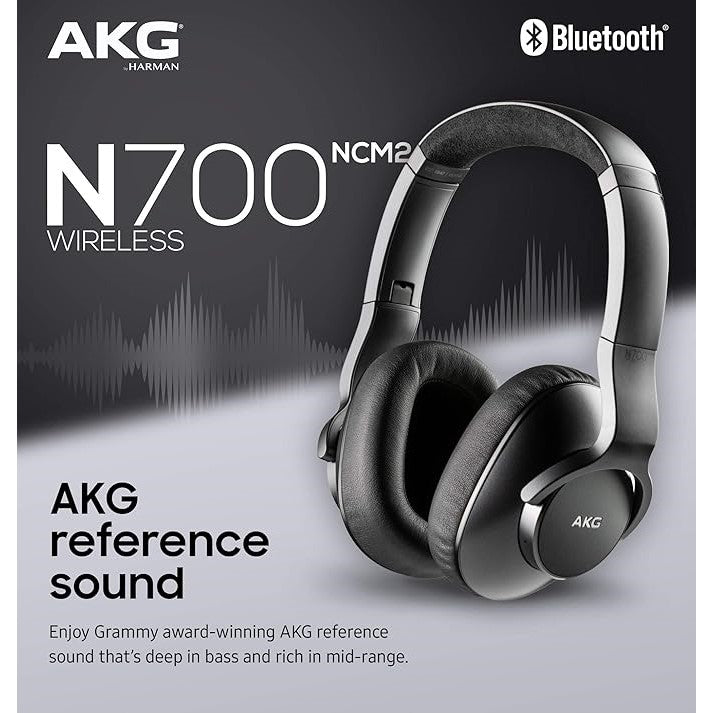 Samsung AKG - N700NCM2 Wireless Noise Cancelling On-Ear Headphones - Black ( AU Version )