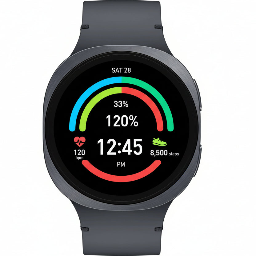Samsung Galaxy Watch 8 LTE 44mm Smart Watch - Graphite - Pristine SAMSUNG