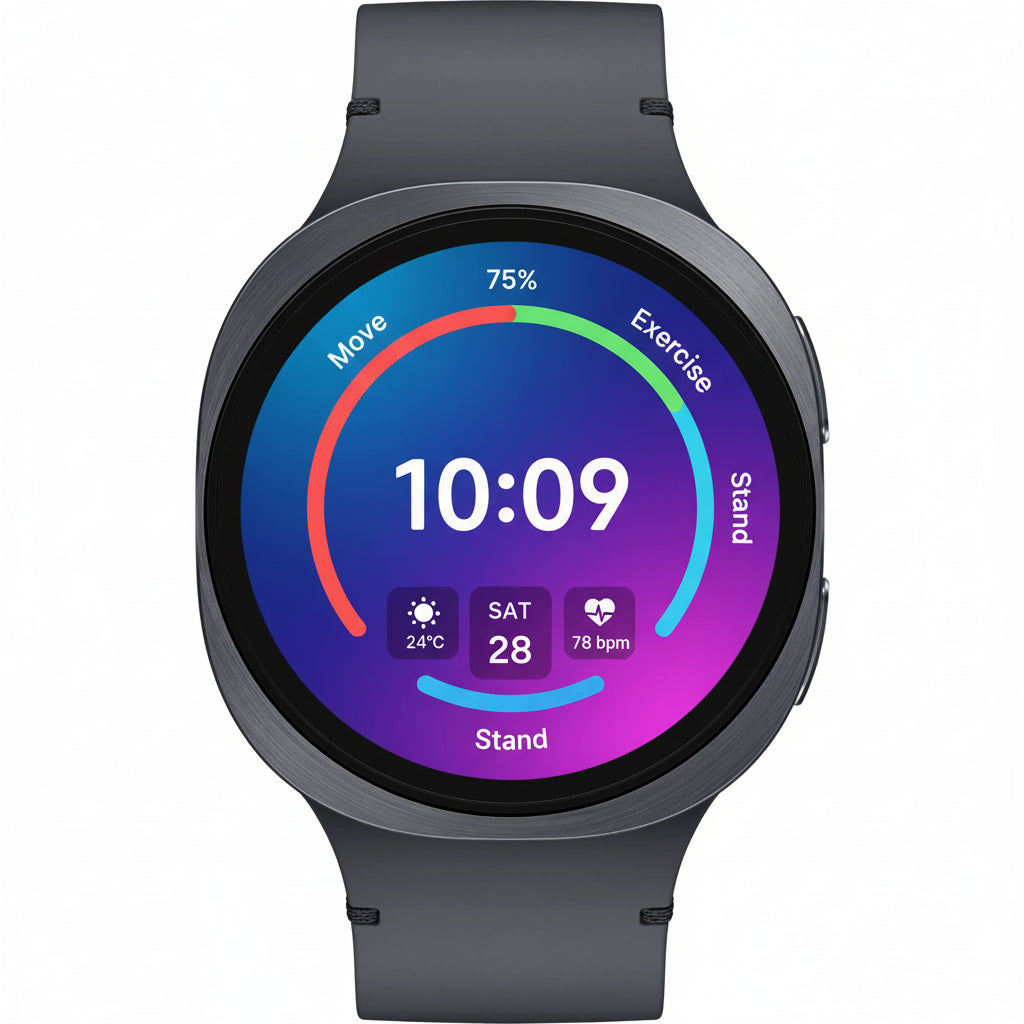 Samsung Galaxy Watch8 (44mm) Bluetooth Graphite, Advanced Health & Fitness Smartwatch