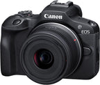 Canon EOS R100 Mirrorless Camera Kit with RF-S 18-45mm Lens – 24.1MP APS-C – Compact & Lightweight (Black) canon