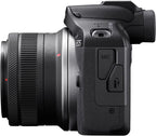 Canon EOS R100 Mirrorless Camera Kit with RF-S 18-45mm Lens – 24.1MP APS-C – Compact & Lightweight (Black) canon