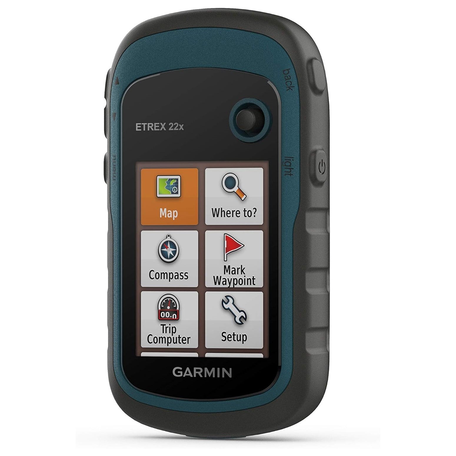 Garmin eTrex 22x Rugged Handheld GPS Navigator Black/Blue (AU Version) - Pristine – Refurbished Garmin
